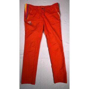 Louis Castel Golf Pants Womens 30 Orange Excellent